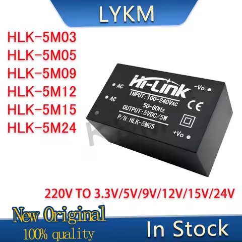 1/PCS New HLK-5M03 5M03 HLK-5M05 5M05 HLK-5M09 5M09 HLK-5M12 5M12 HLK-5M15 5M15 HLK-5M24 AC-DC Isola