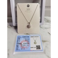 Mossantite Diamond Necklace 1ct Silver S925