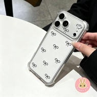 ins Style Bow Tie Clear Phone Case For Motorola Moto E40 E32 E30 E22 E22i E20 E15 E14 E13 E7i E7 Pow
