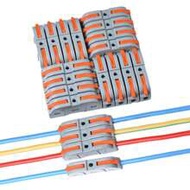 20pcs Quick Splice Wire Connector, 1 To 1 Inline Wire Connectors Kit, Push In Compact Splicing Elect