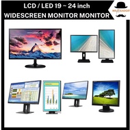 Dell , LCD Monitor  LED / LCD 19 ~ 24 inch LED MONITOR LCD MONITOR (*USED UNIT)
