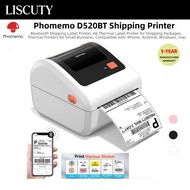 D450BT Bluetooth Shipping Label Printer, A6 Thermal Label Printer for Shipping Packages, Thermal Pri