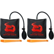 Improved 2 Piece Air Wedge Bag Pump Professional Leveling Kit & Alignment Tool Inflatable Shim Bag f