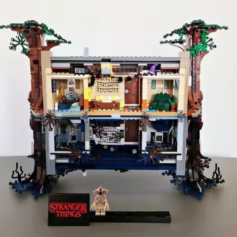 Cheapest In Stock 2287pcs The Upside Down Stranger Things House Kit for Adults Model 75810 Building 