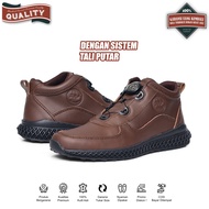 Bradleys Hero TP Brown - Sepatu Kulit Tali Putar Kasual Formal Pria
