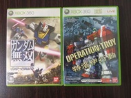 GUNDAM無雙 + 機動戰士 洛伊行動 香港版 二手 日語 日文字幕 Xbox 360 Game