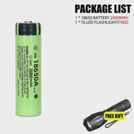 High-quality 4.2V 18650 Lithium Battery High-capacity 2000mAh Rechargeable Cell 3C Discharge with St