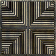 A La Maison Ceilings R06 Pyramid Illusion Foam Glue-up Ceiling Tile (129.6 sq. ft./Case), Pack of 96