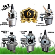 Carburetor Mesin Rumput BG328 Bg328A(2S) TL33 TL43 BG330 TB33 TB43 FR3001 Tanika Ogawa Okazawa