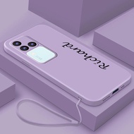 Vivo V30 Pro V30e V30Pro 5G Name Custom Artistic Design Cover Anti-Slip Candy Color Soft Casing