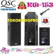 Speaker QSC KW153 1000W 15 inch 3-way Powered Speaker Aktif QSc KW-153