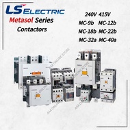 LS CONTACTOR 3P 240V MC9B MC12B MC18B MC22B MC32A MC40A 240V 415V  METASOL MAGNETIC CONTACTOR