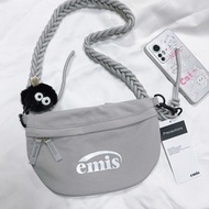 STMEN สีทึบทึบ กระเป๋าผ้าใบ EMIS การเดินทาง จุได้มาก กระเป๋าสไตล์เกาหลี ลำลองแบบสบายๆ ตัวอักษรสำหรับ