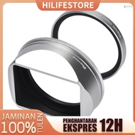 PRO TANLE Square Metal Lens Hood Replacement for Fujifilm Fuji X100VI Camera accessories Magnetic In