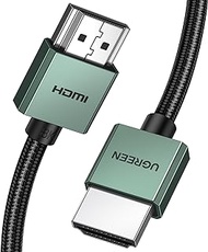 UGREEN 8K HDMI Cable 5M HDMI 2.1 Cable 48Gbps Aluminum Case 8K@60Hz 4K@240Hz Support DynamicHDR HDCP eARC 3D Ethernet ARC Compatible with PS5/PS4 Xbox Series HDTV Projector