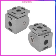 2 Pcs Aluminum Alloy Pivot Joint for Aluminum Extrusion Profile 2020 Series Flexible Pivot Joint 202