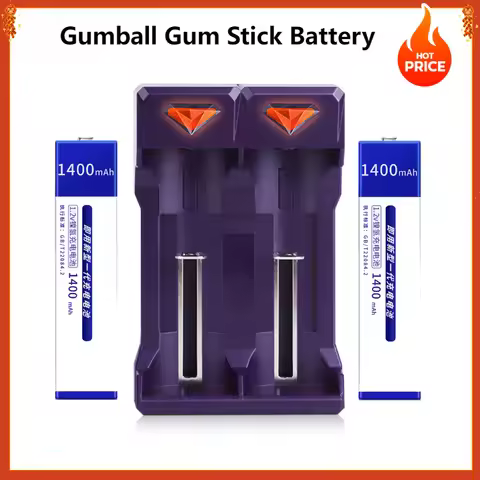 Gumball Gum Stick Battery 1.2v Ni-MH Rechargeable Battery 1400mAh 7/5F6C NH-14WM for Walkman Portabl