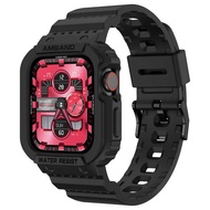 Suitable for apple watch watch TPU Integrated Armor Strap Protective Case Set