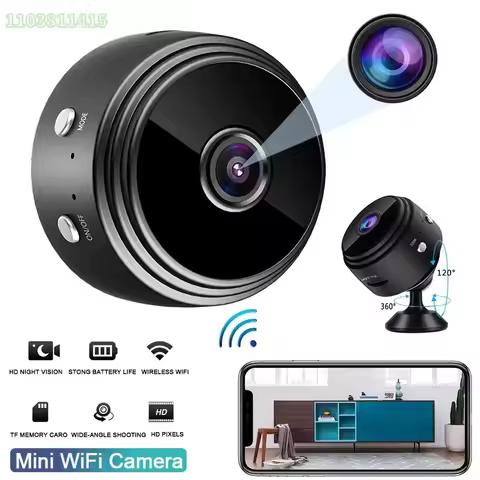 A9 WiFi Mini Camera Wireless Video Recorder WiFi 1080P HD Mini Voice Cameras SecurityMonitoring For 