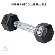 Hexagon Dumbbell 20lb 15lb 10lb 8lb 5lb 3lb Premium Rubber Coated Weight Biceps Triceps Bench Press 