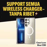 Samsung S25 Ultra S25 Plus S25 Clear MagSafe Hybrid Aesthetic Anti-Yellow Case