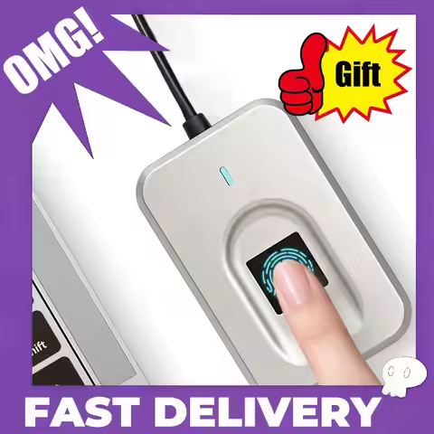 For Windows 10 11 Hello Biometric Fingerprint Login Scanner with 1.5m Cable Password-Free Fingerprin