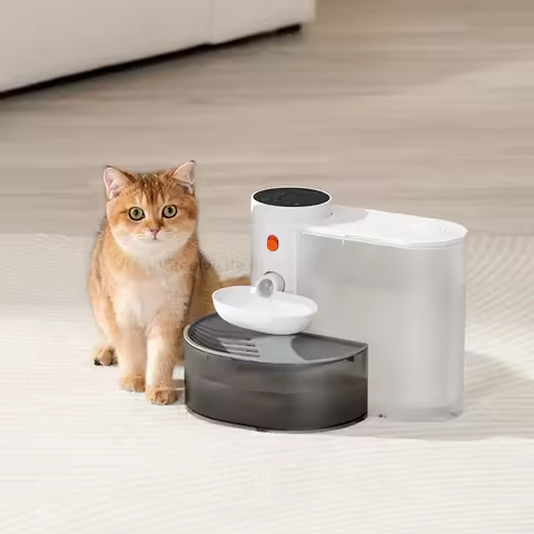 Dispenser Cat Water Fountain Moving Water Unplugged Automatic Water Feeder Pet Dog Drinker Pet Feede