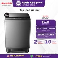 Sharp 20kg Fully Auto Top Load Washing Machine Washer ESX2021 WAH LEE STORE