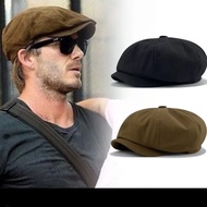 Men's Hat Beret Versatile Retro Octagonal Cap Peaked Cap Cap Hat Beret Hat