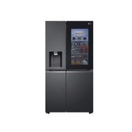LG 674L Side-by-Side Fridge with InstaView & Door-in-Door™ in Matte Black Finish GC-X257CQE