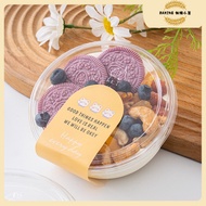 50pcs Soy Milk Melaleuca Packaging Box Double Skin Milk Cup Full Bowl Pudding Cup Wood Bran Cake Cup