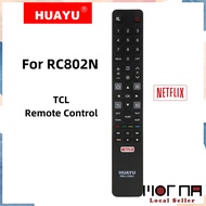 Huayu TCL Smart TV Remote Control RM-L1508+ with Netflix Button For RC802N TCL Remote Control