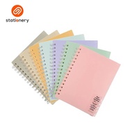 Basic 5 Subject Notebook PP with Pouch - Pastel Color
