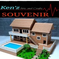 Elite cardboard house diorama 039.. cardboard crafts handicraft 28x28