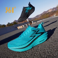 【local stock】[10KM+] 361 Degrees Flame 4MIX Professional Racing Running Shoes Shock Absorbing Sports