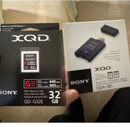 Sony XQD讀卡機qda -sb1+ Sony XQD 32GB記憶卡