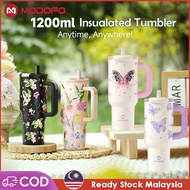 MODOFO 40oz Tumbler with Straw Thermos Bottle Aesthetic Tumbler Botol Air Tahan Sejuk Aquaflask Tumb