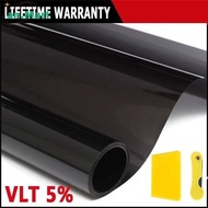 AN.MART Window Tint Film 300CM Uncut Roll 99% UV Blo Heat Insulation Anti-Glare Privacy Protection F