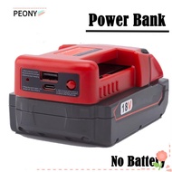 PEONYSG Battery Adapter, Battery  with Type-C USB Charger, Durable Fast Charging Portable Charger Ad