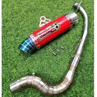 Daeng sai4 Pipe canister conical open specs exhaust Pipe for Wave 125 Xrm 110/125 Wave 100/110/115 R