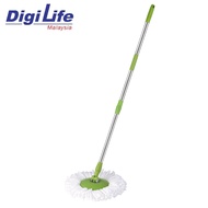 DIGILIFE Stainless Steel EASY Spin Mop Handle w/ MicroFibre Mop Cloth Spare Parts / Accessories / Re