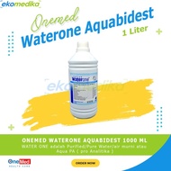 Aquabidest 1 liter Onemed | Water One 1 ml waterone ED 2025