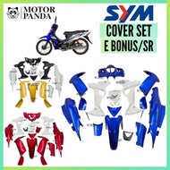 SYM EBONUS 110 E BONUS SR COVERSET COMPLETE COVER SET BODY CAVER KAVER RED YELLOW BLUE BLACK WHITE