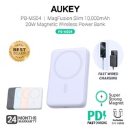 Aukey PB-MS04 10000mAh 20W Magnetic Ultra Slim Wireless Powerbank