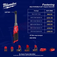 Milwaukee M12 3/8" 47Nm Extended Reach High Speed Ratchet (M12FHIR38LR~)