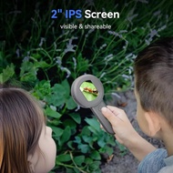 TOMLOV P10 Microscope for Kids 100X Pocket Handheld Coin Magnifier for Collector