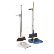Broom Set Standing Cleaning Sweeper Dustpan Household Folding Combination Broom Sweeper Broom And Du