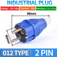 INDUSTRIAL PLUG PLUG 2 PIN 16A