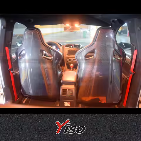Suitable for GOLF 6 R20 R Modified encirclement Carbon fiber GOLF 6 R20 R Seat back Aerodynamic kit
