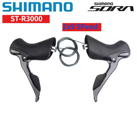 SHIMANO SORA ST-R3000-L/ST-R3000-R DUAL CONTROL LEVER Left/Right Side 2S/9S Shifter For Road Bike Pa